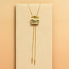 Slide Necklace – Personalized Engraved Envelope Plate