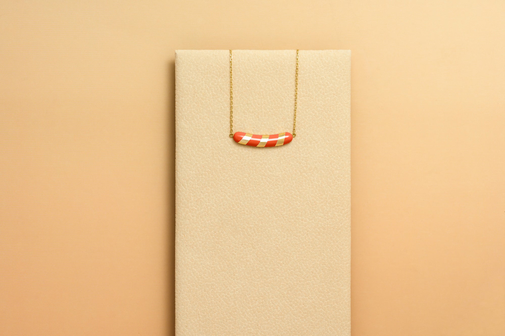 Baby Necklace - Orange Slice (Confidence)