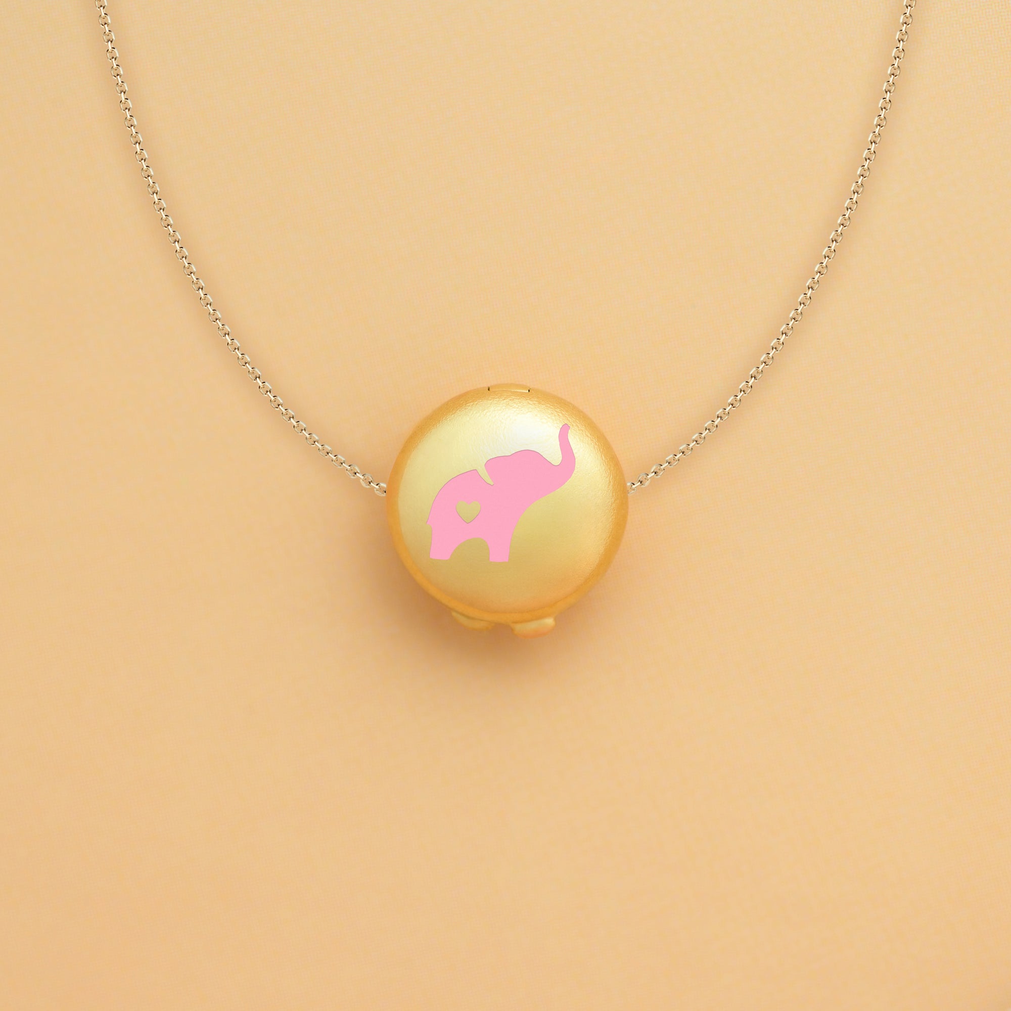 Reversible Necklace Charm – Elephant (Wisdom)