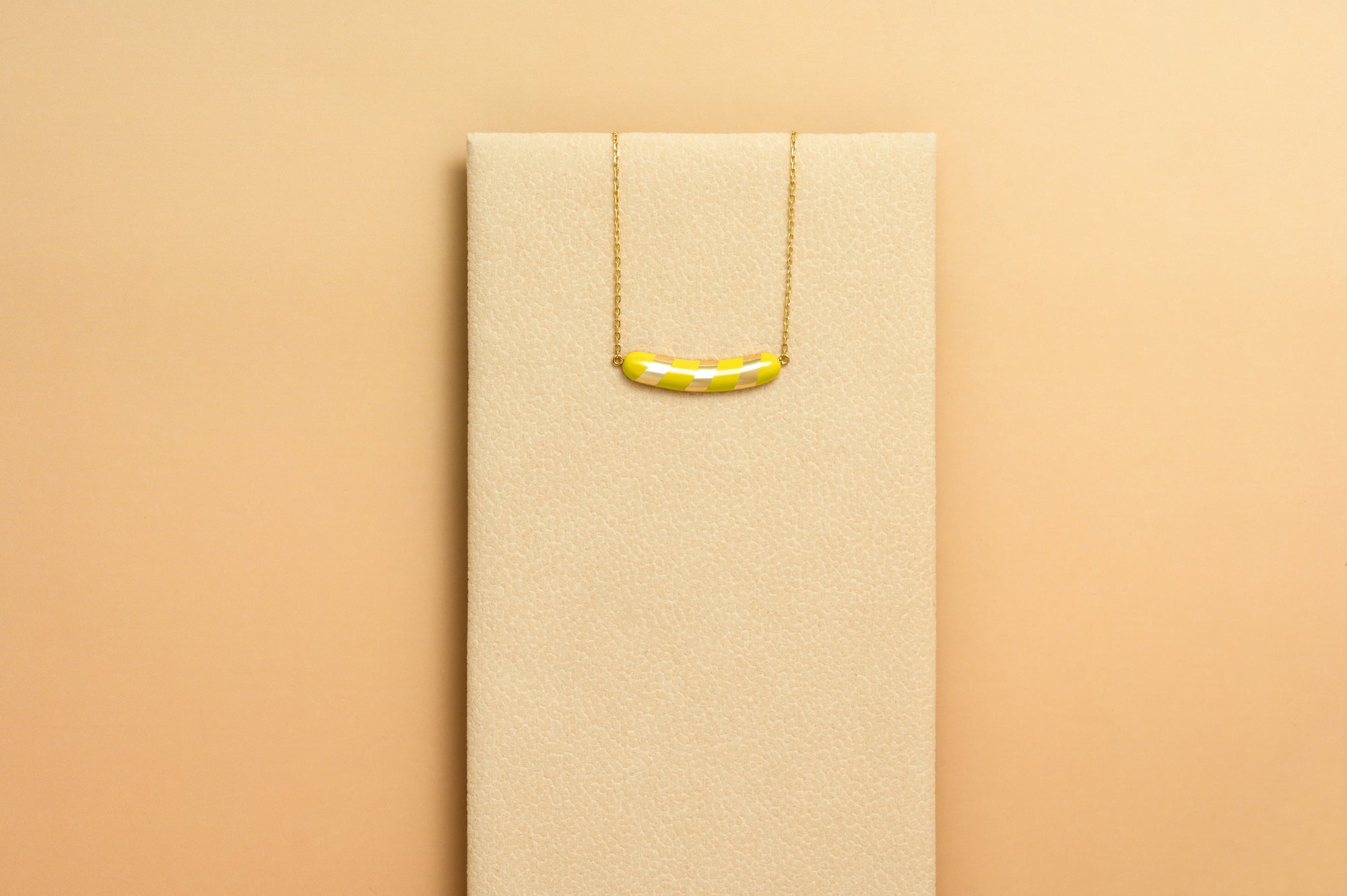 Baby Necklace - Yellow Lemon (Light)